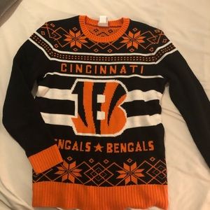 Junk Food Cincinnati Bengals Christmas Sweater